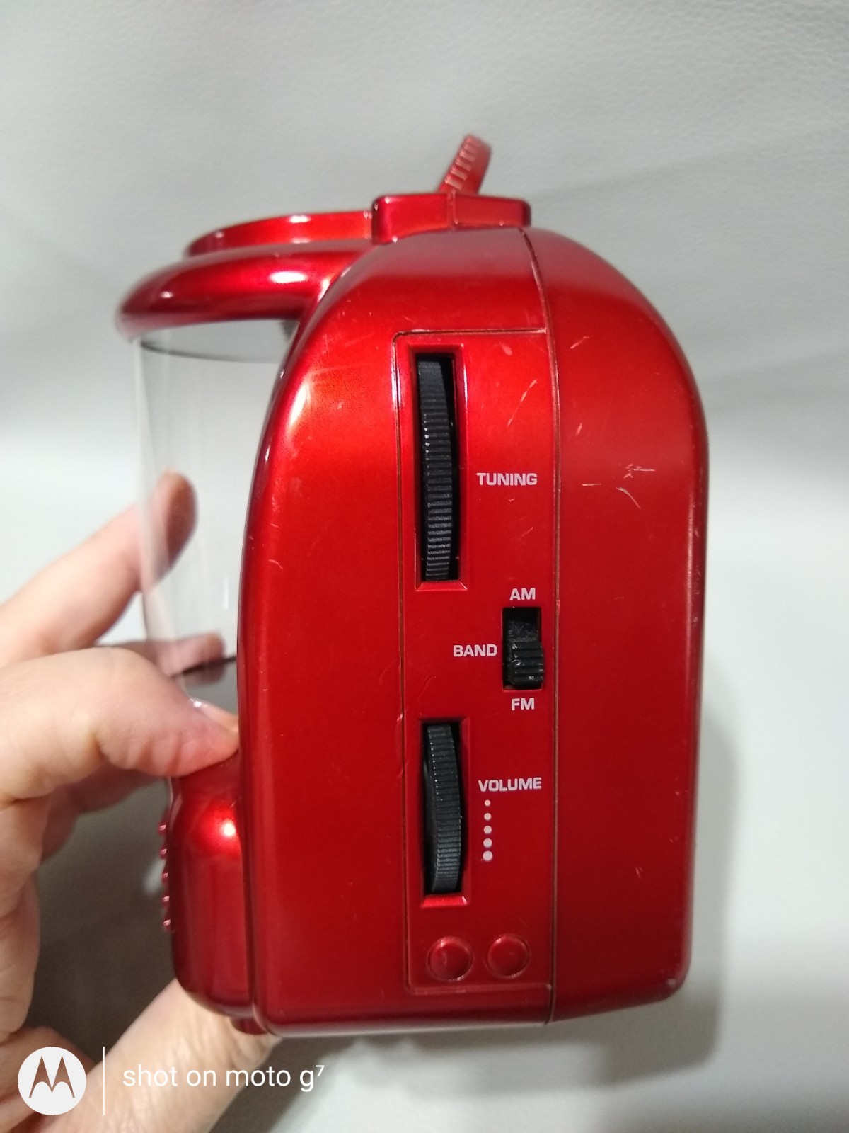 Retro Jukebox AM/FM Radio Suntone Lubbock TX Novelty Vintage Diner Style Works