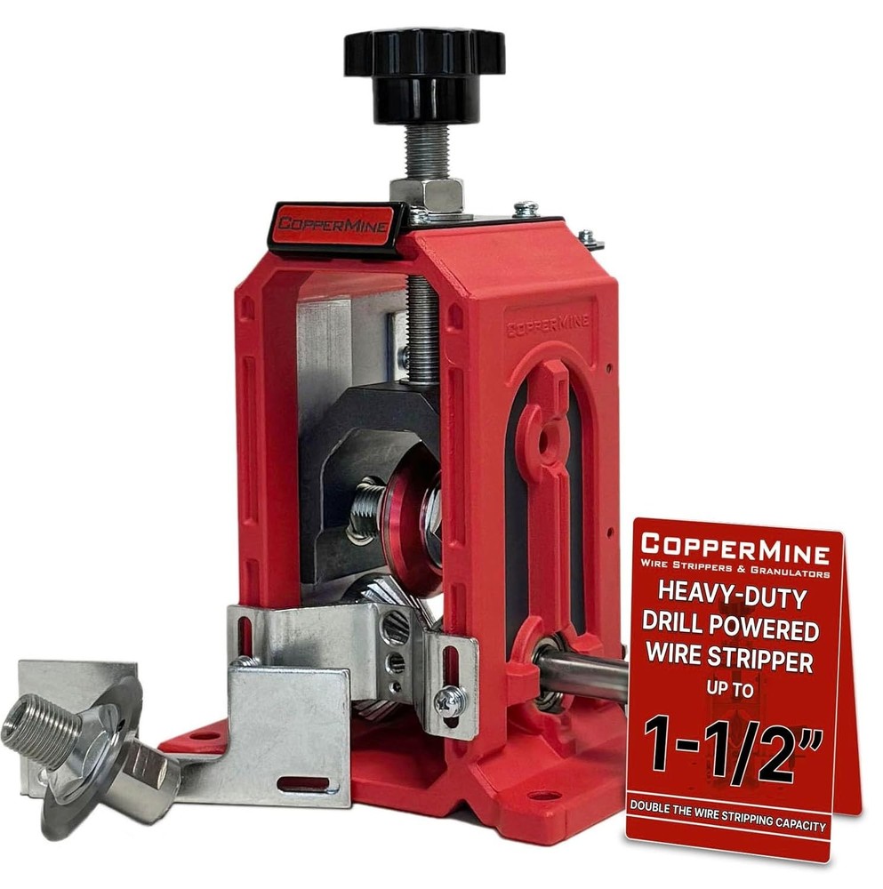 Manual Wire Stripping Machine – High-Capacity Copper Wire Stripper Hand Crank...