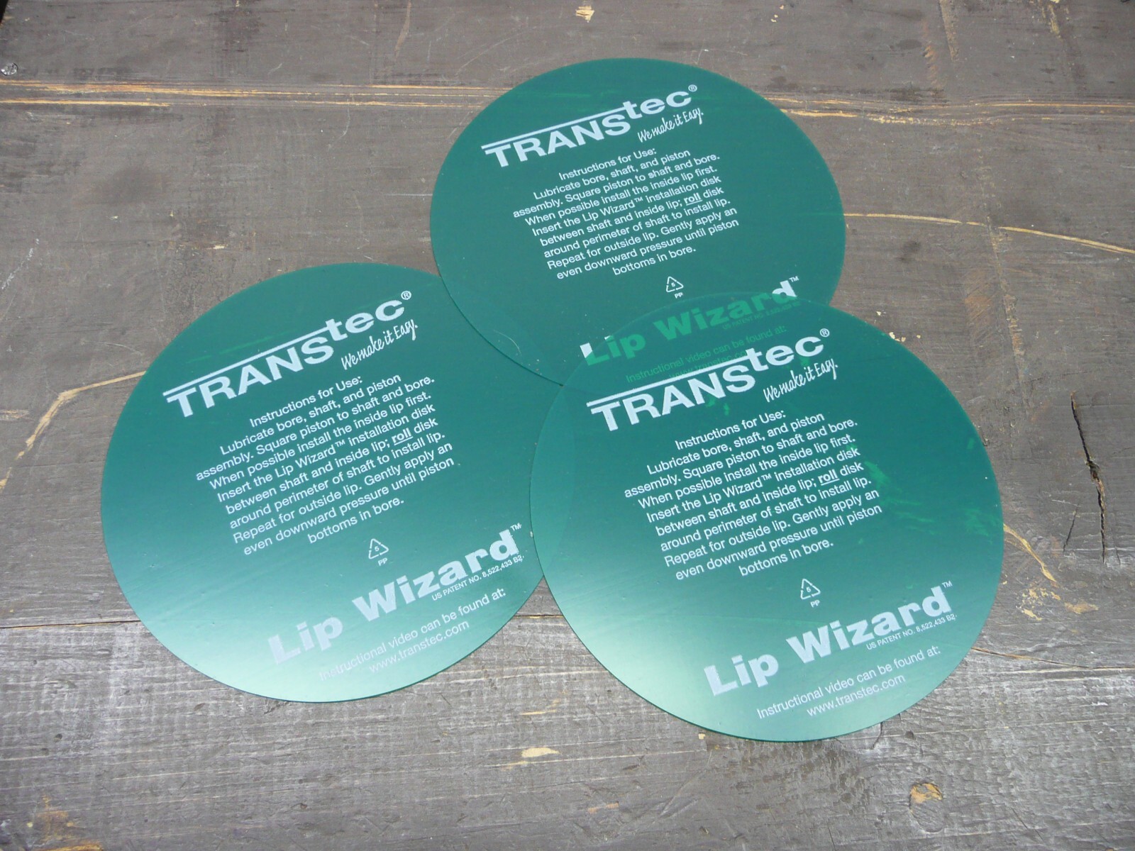 Trans-Tec Lip Wizard Lip Seal Installation Tool - 3 PACK