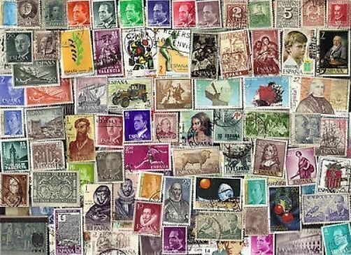 300 All Different SPAIN Stamps