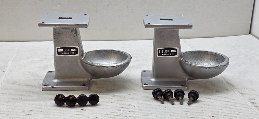 2 BIG JON DOWNRIGGER BALL HOLDER CRADLE PEDESTAL 6" RISER MOUNT BASE TOWER  FISH