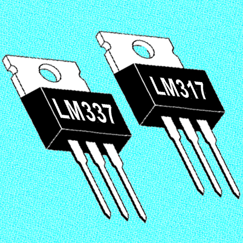 (6 pc set) = (4) LM317 Positive + (2) LM337 Negative ---- VARIABLE Regulators