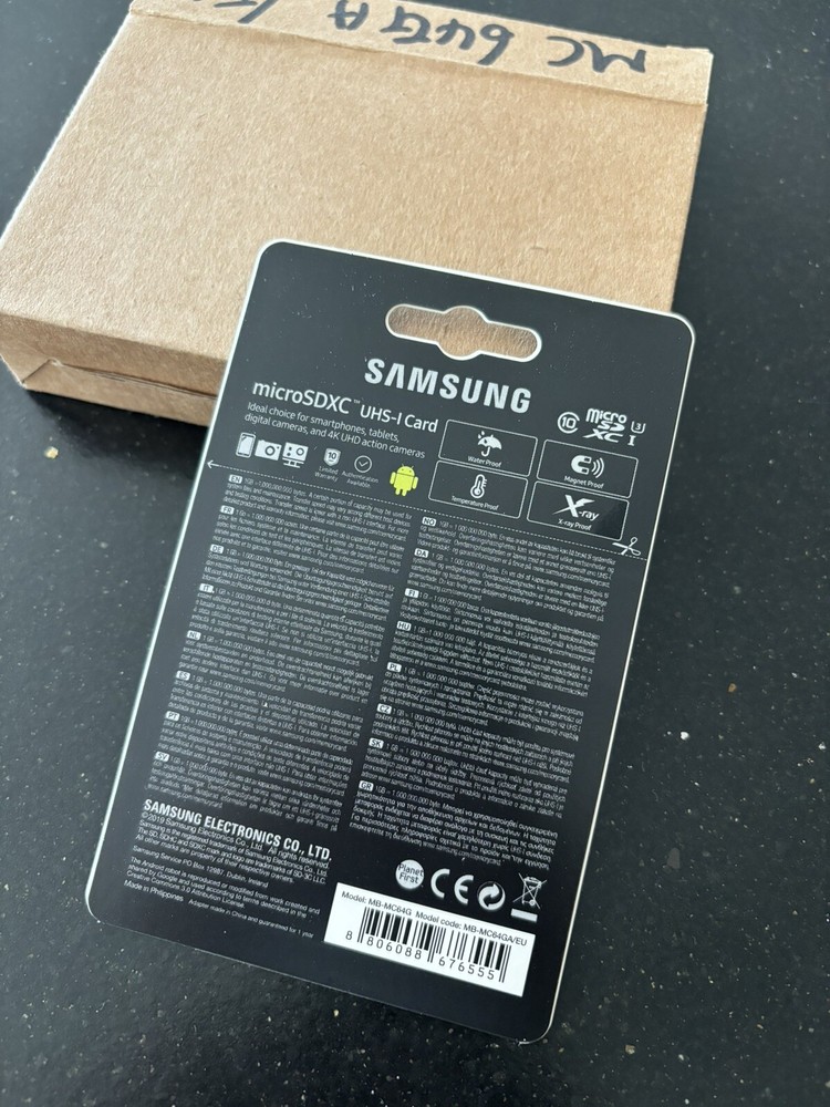Samsung MicroSDXC EVO Plus Memory Card with Adapter 64GB