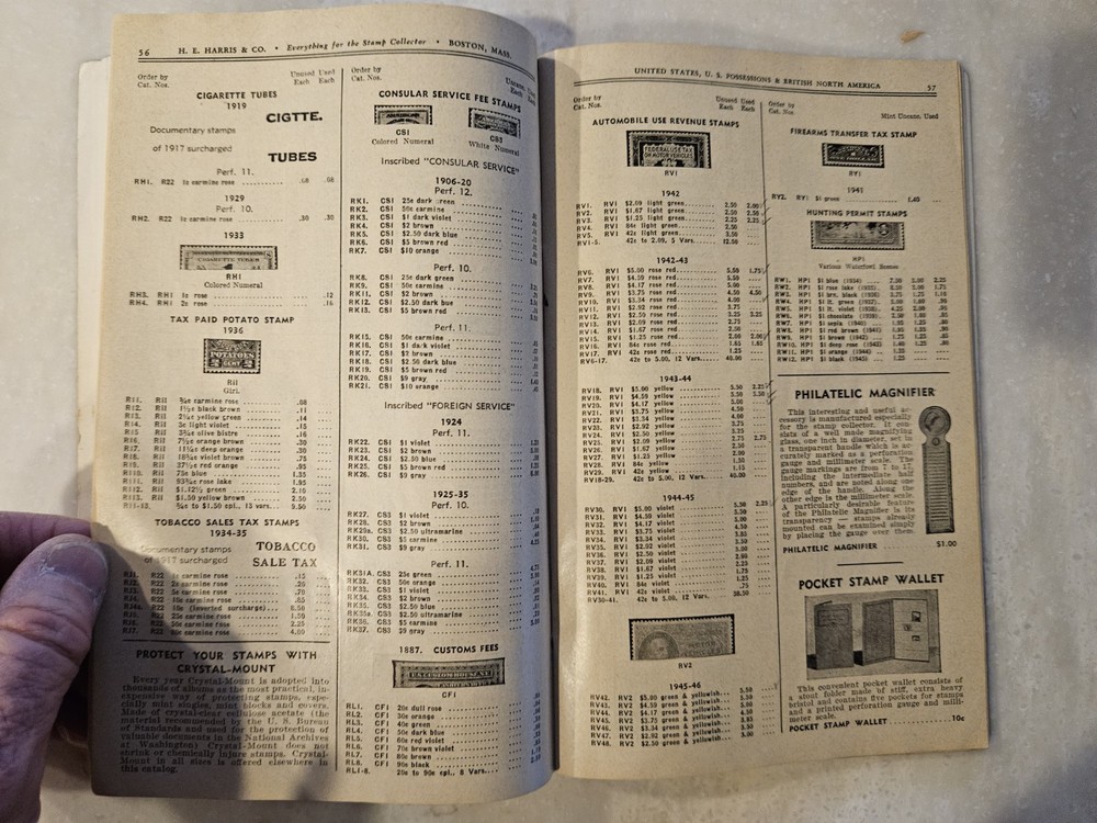 United States Stamps: U. S Possessions & British North America: H. E. Harris...
