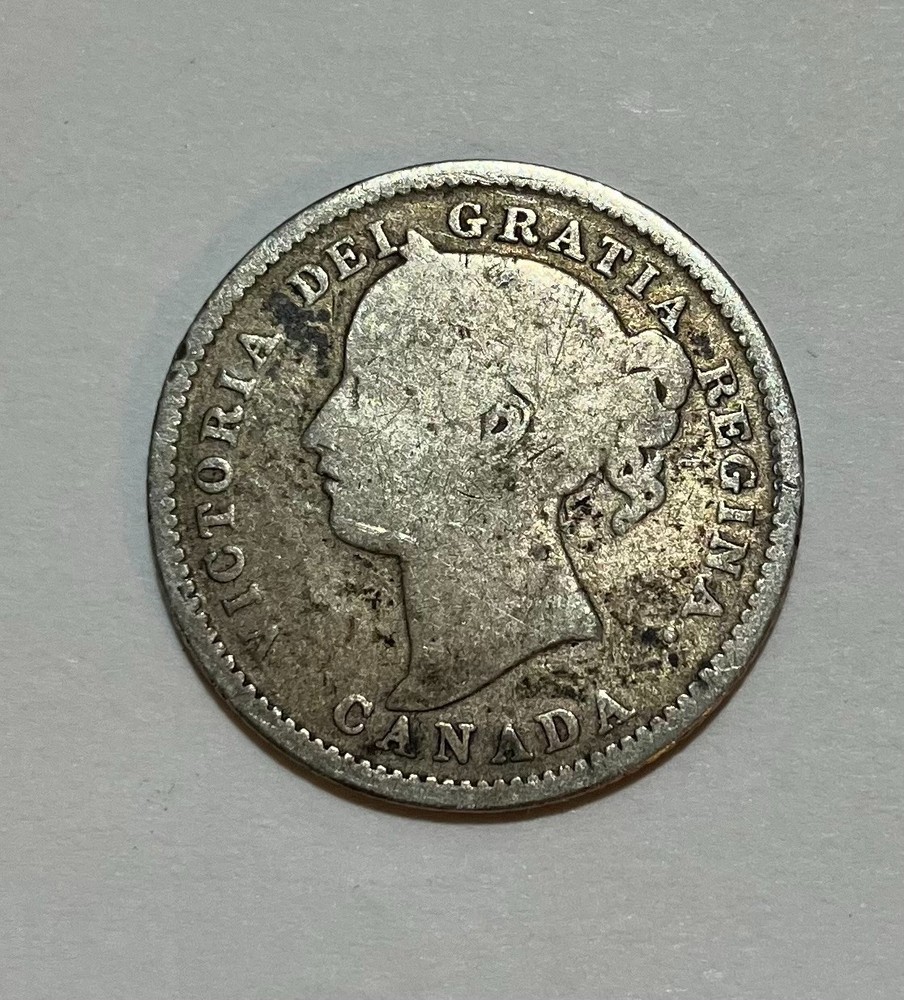 1898 Canada Silver 10 Cents