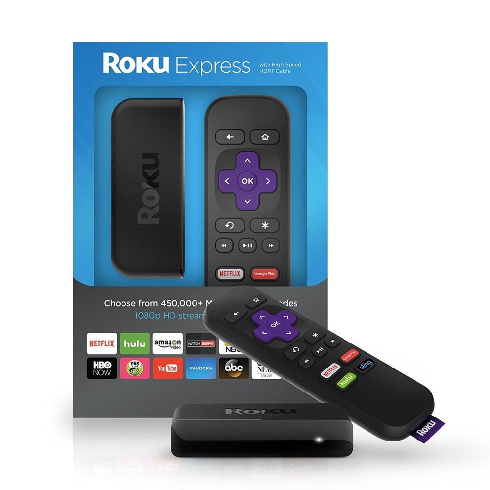 Roku Express (5th Generation) Media Streamer 3700R - Black