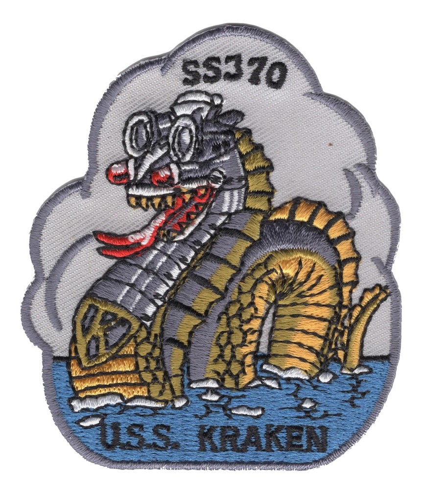 SS-370 USS Kraken Patch - Small