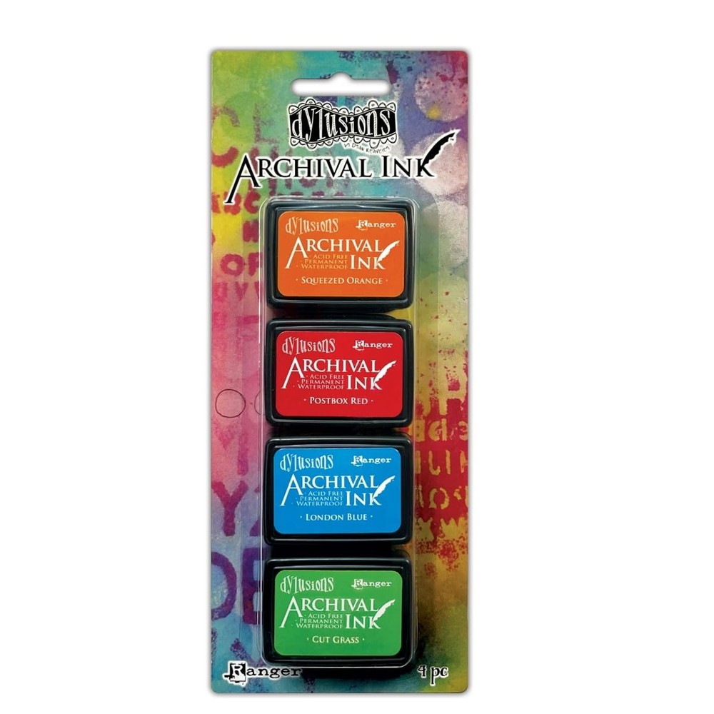 Dylusions Mini Archival ink pads set 2, Klein