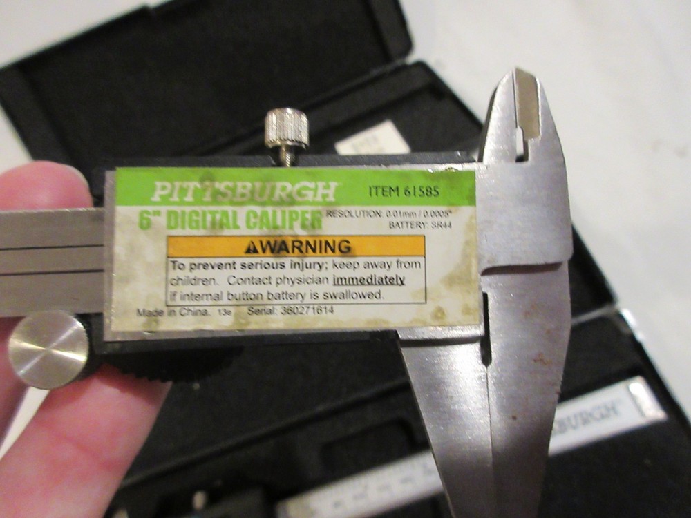 2-Pittsburgh Digital Calipers #47257 & #61585 Never used