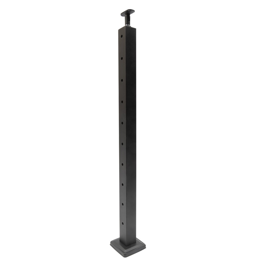 Cable Railing Post Railing Column 36"x2"x2" Level drilled Post Adjustable Top