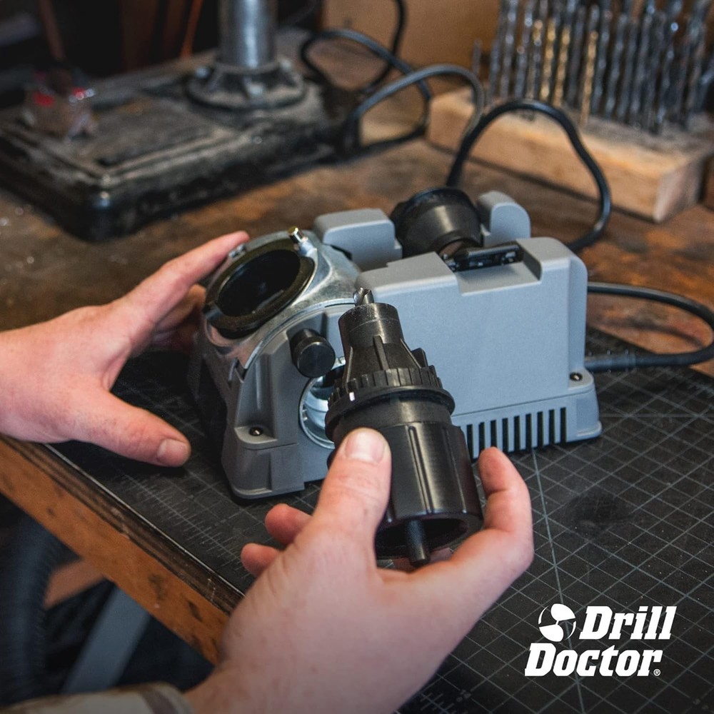 Twist Drill Bit Sharpener - 3/32" to 1/2" - Electric Sharpener - High Speed &...