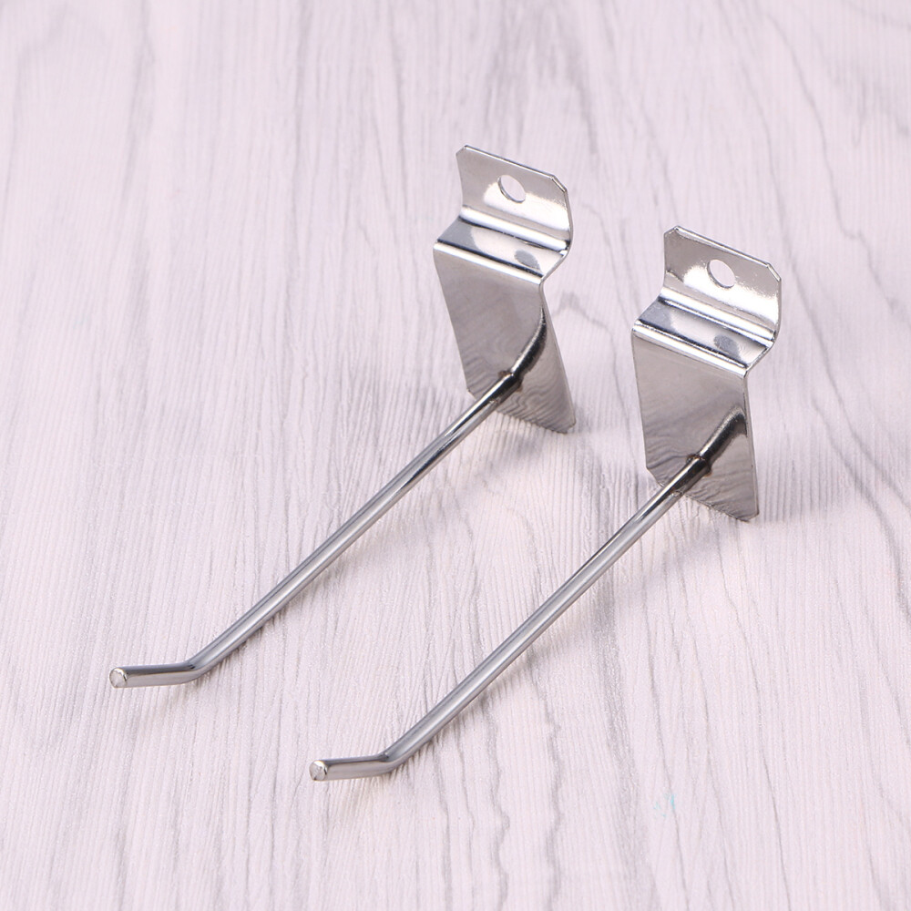 20PCS Slatwall Hooks Store Hook Display Panel Hooks Panel Display Items Products