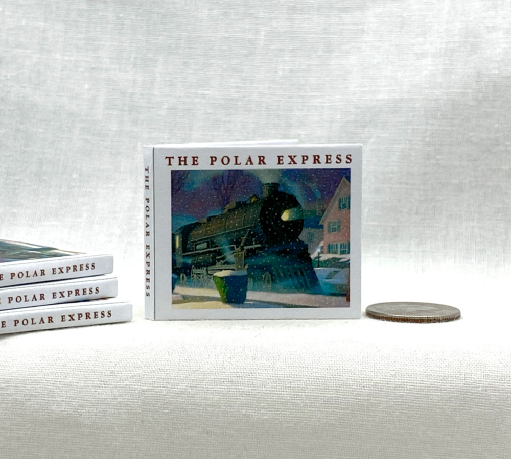 1:6 Scale THE POLAR EXPRESS Miniature Playscale Readable Illustrated Book