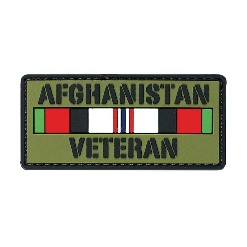 Voodoo Tactical 07-0812000000 Rubber "Afghanistan Veteran" Patch