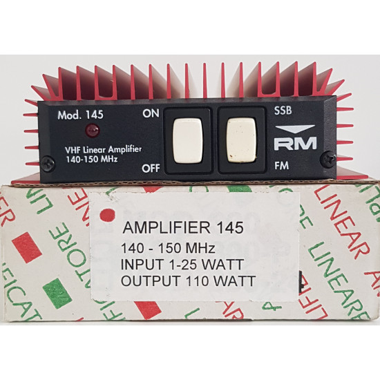 RM 145 - 110W VHF LINEAR AMPLIFIER