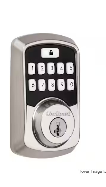 Kwikset Aura Satin Nickel Electronic Bluetooth Keypad Smart Lock REPLACEMENT