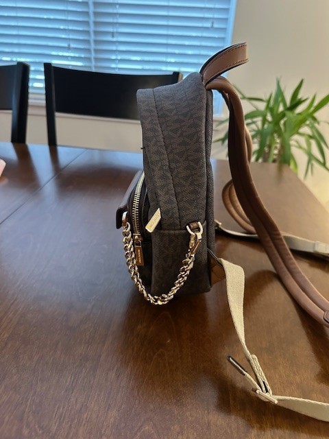 USED Michael Kors Backpack Brown Leather