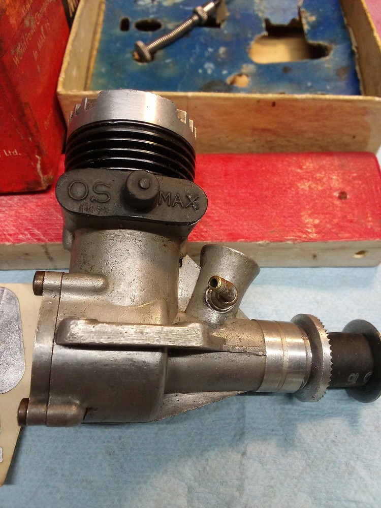 O.S. Max 35 Airplane Engine With Box & Instructions