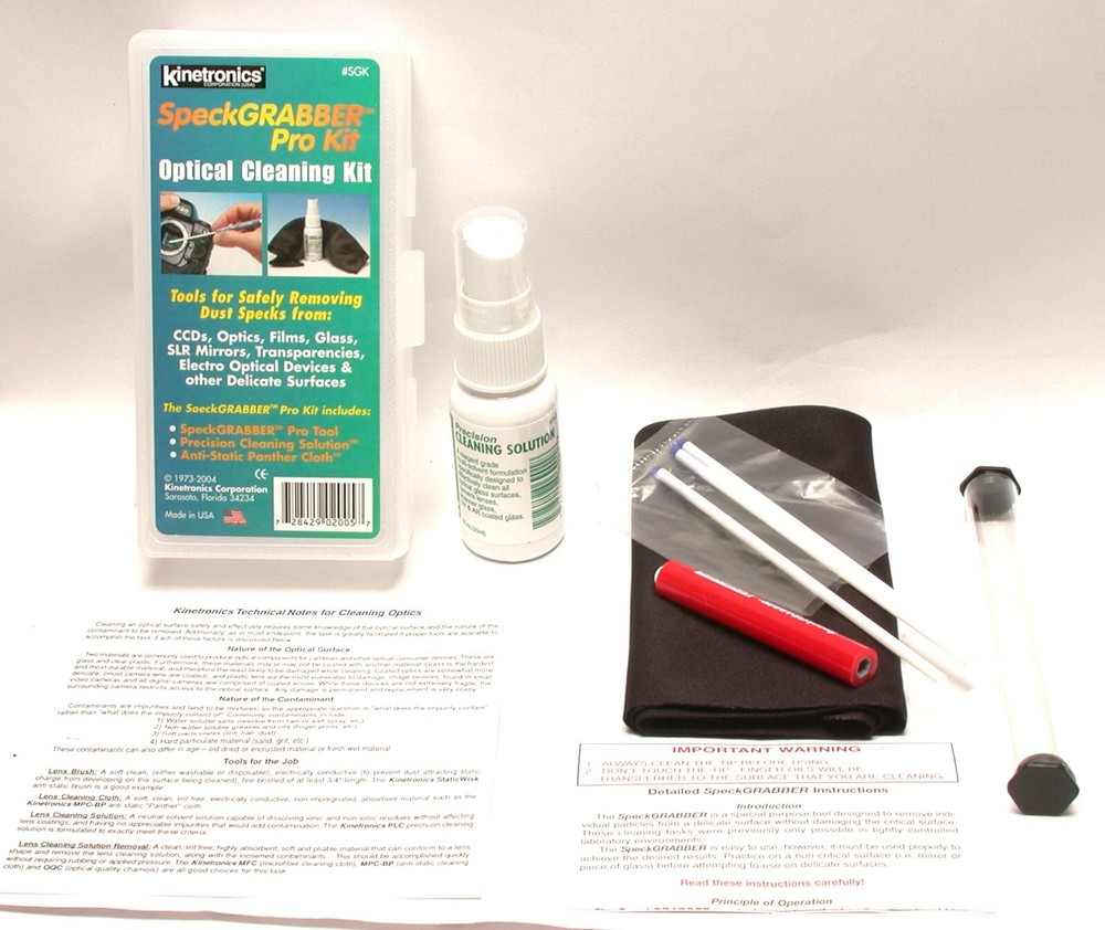 Kinetronics SpeckGrabber Pro Kit - New