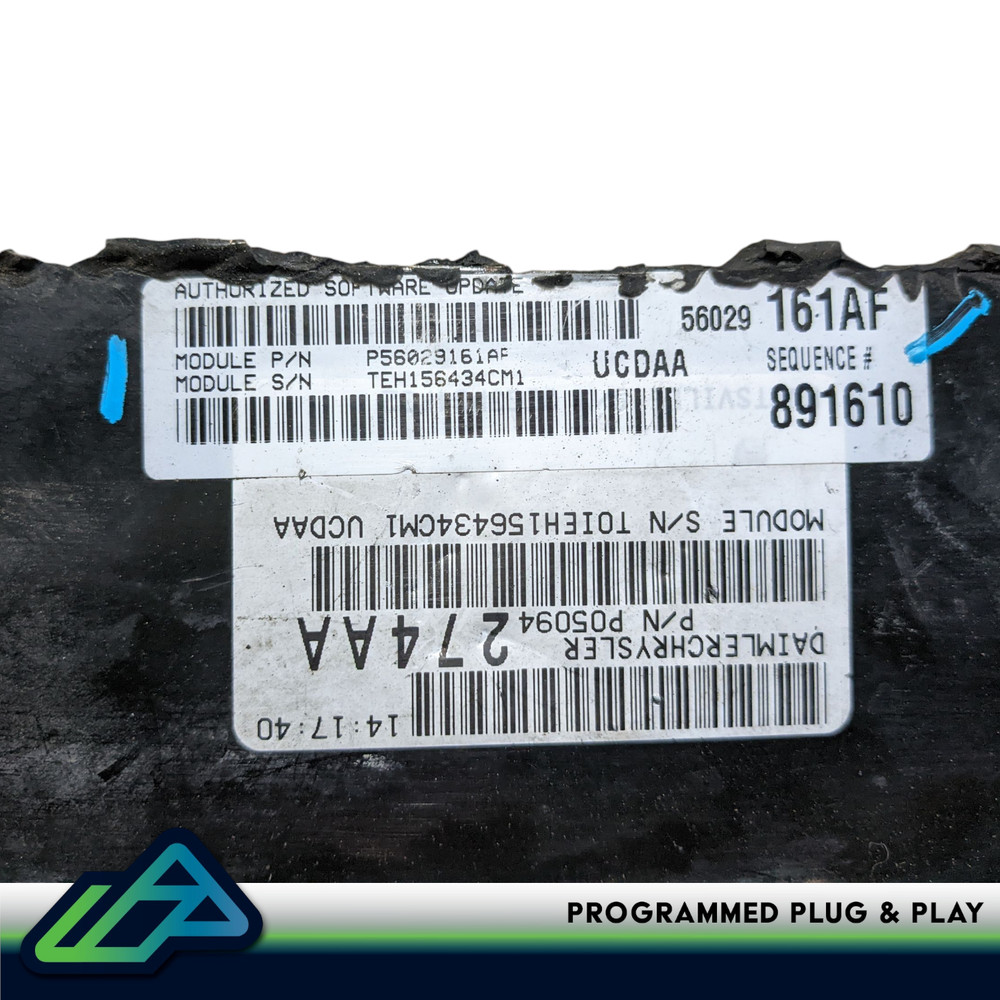 2004 Dodge Ram 1500 5.7L VIN PROGRAMMED ECU Engine Control Module 56029161AF