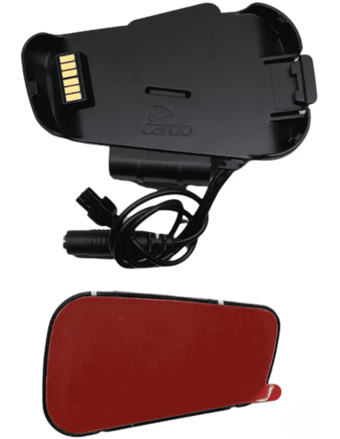 Cardo PackTalk control unit support cradle complete with adhesive base