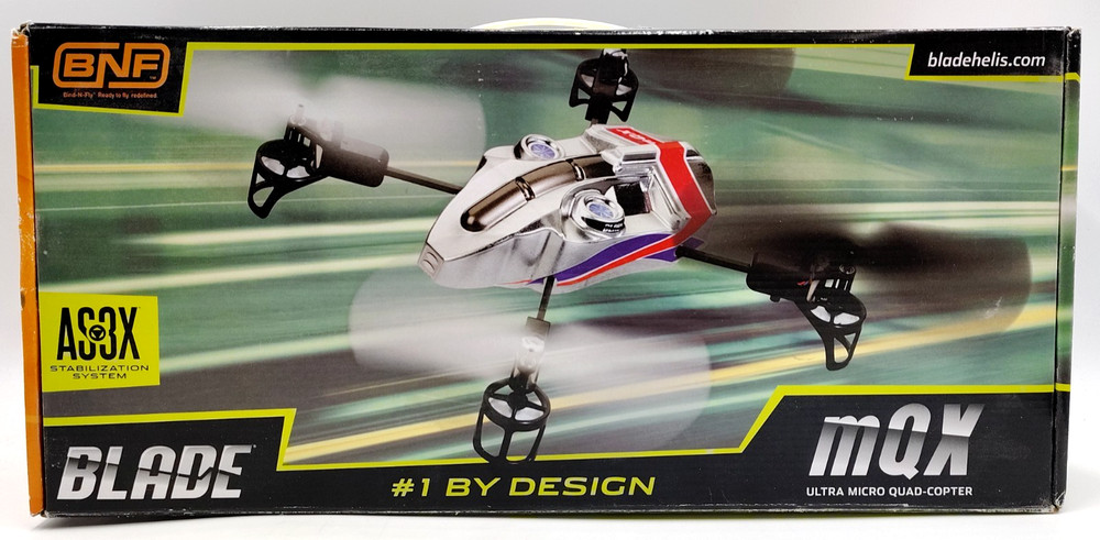 Blade mQX Ultra Micro Quad Copter BNF Bind & Fly RC Drone BLH7580 Untested READ