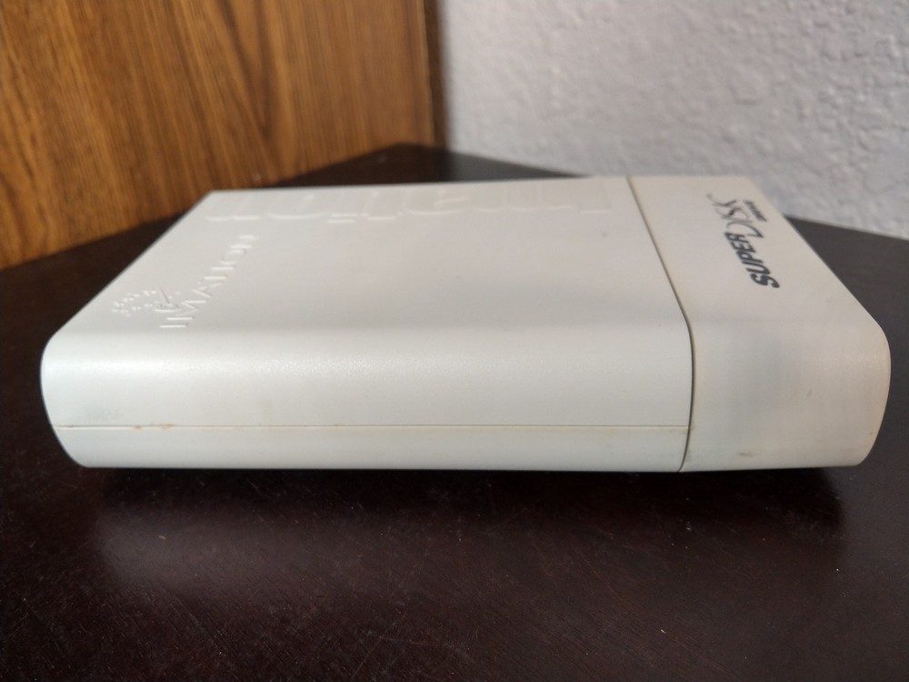 Imation Super Disk Drive PARALLEL External PC-Mac 120 MB with 5 Disks, Software