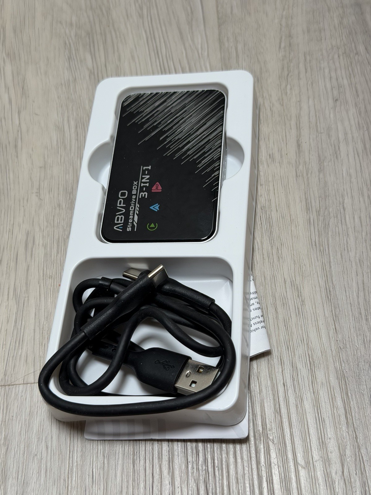 3-in-1 Wireless CarPlay Adapter & Android Auto, Plug & Play, Bluetooth 5.0 ABVPO