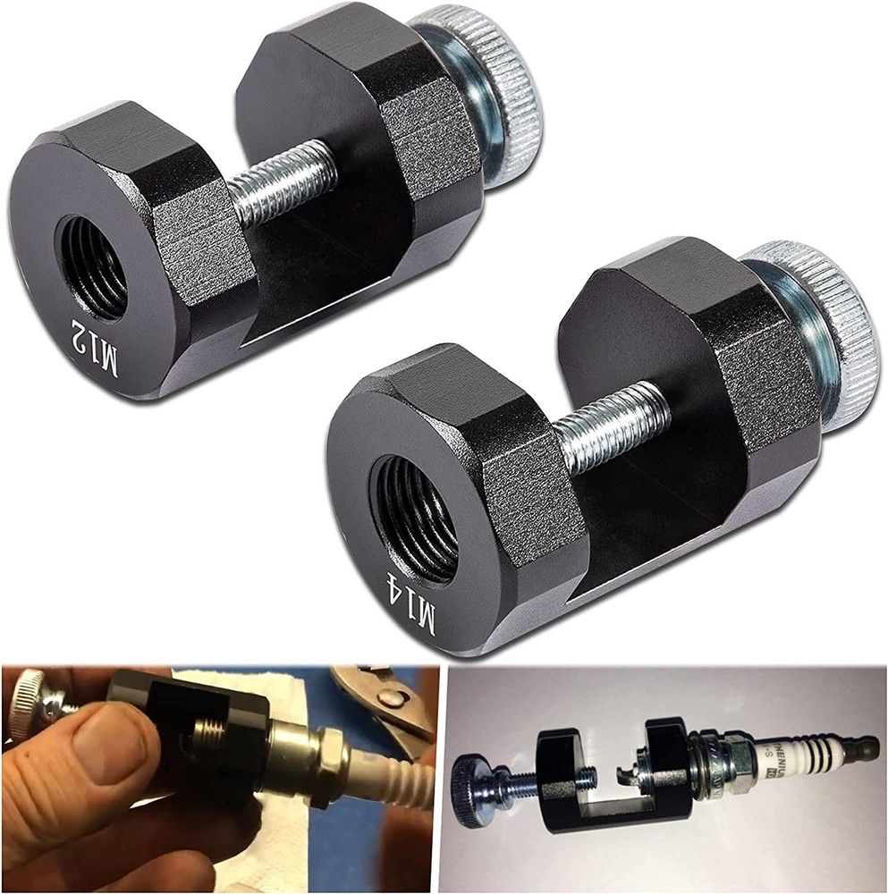 12mm & 14mm Engine Spark Plug Caliper Universal Spark Plug Gap Tool Gapper Kit