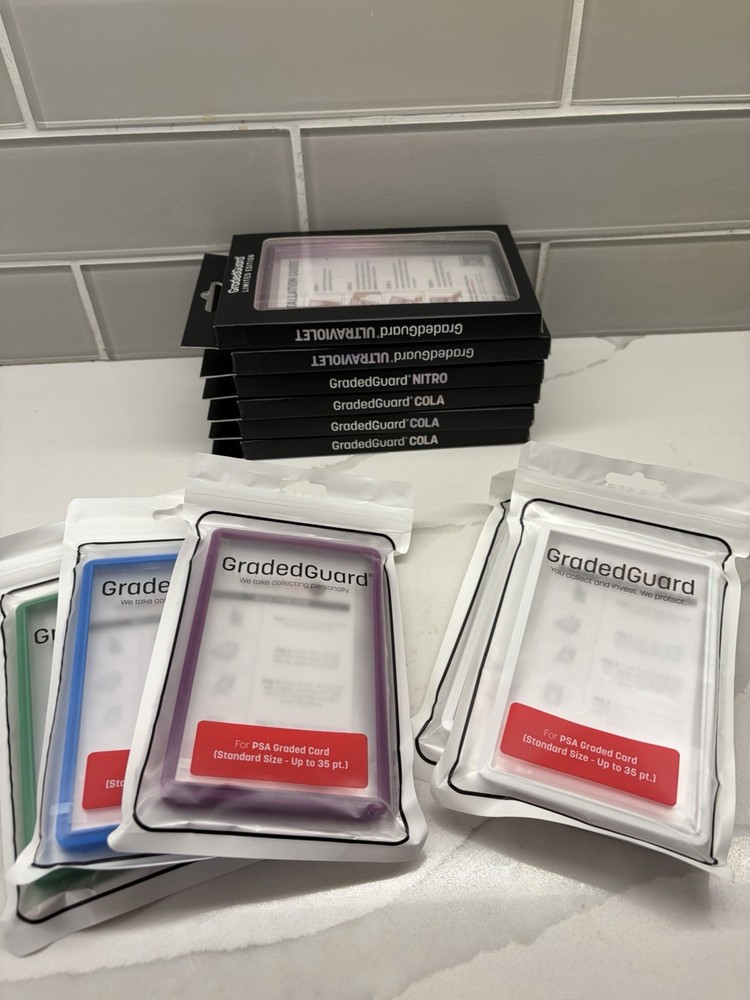 GradedGuard Limited Edition Ultraviolet, Nitro, Cola + Regular PSA Lot NEW!