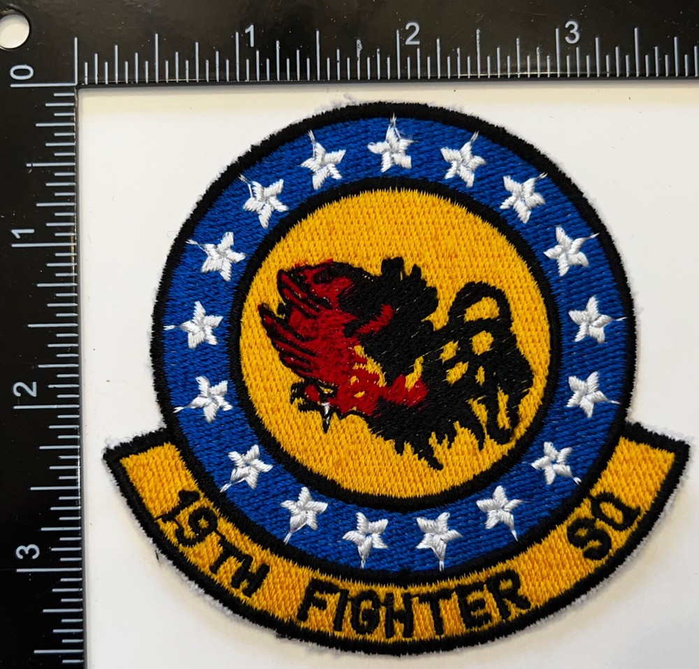 USAF 19th Fighter Squadron Gamecocks Patch