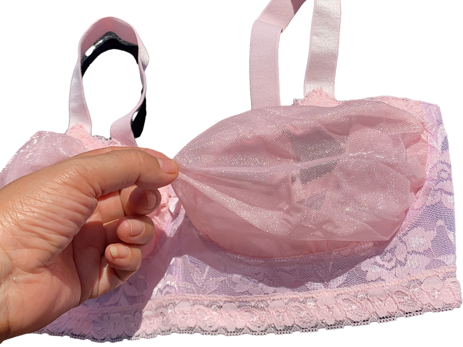 BIMEI TRANSFORM SeeThrough Bra Silicone Breast Forms for Crossdresser Mastectomy