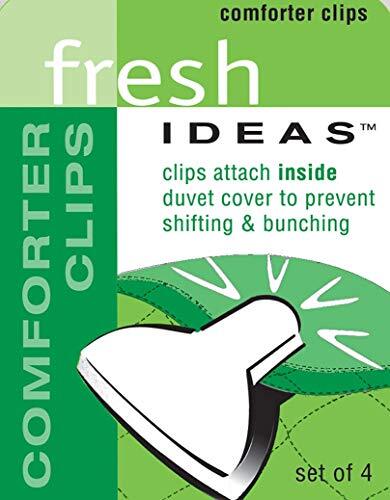 Padded Duvet Clips (4-Pack) - Secure Blanket & Comforter Fasteners | No-Shift