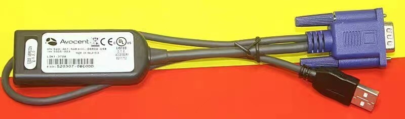Avocent Autoview AVRIQ-USB USB AV KVM Switch Server Module cable