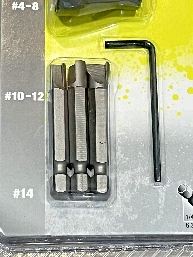 One Way Screw Installer Driver / Remover Extractor 5 Piece Set
