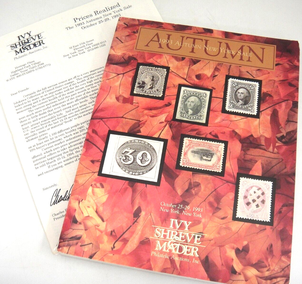 Ivy Shreves Mader Stamp Auction Catalog Essays Proofs Hawaii Esquire Collection