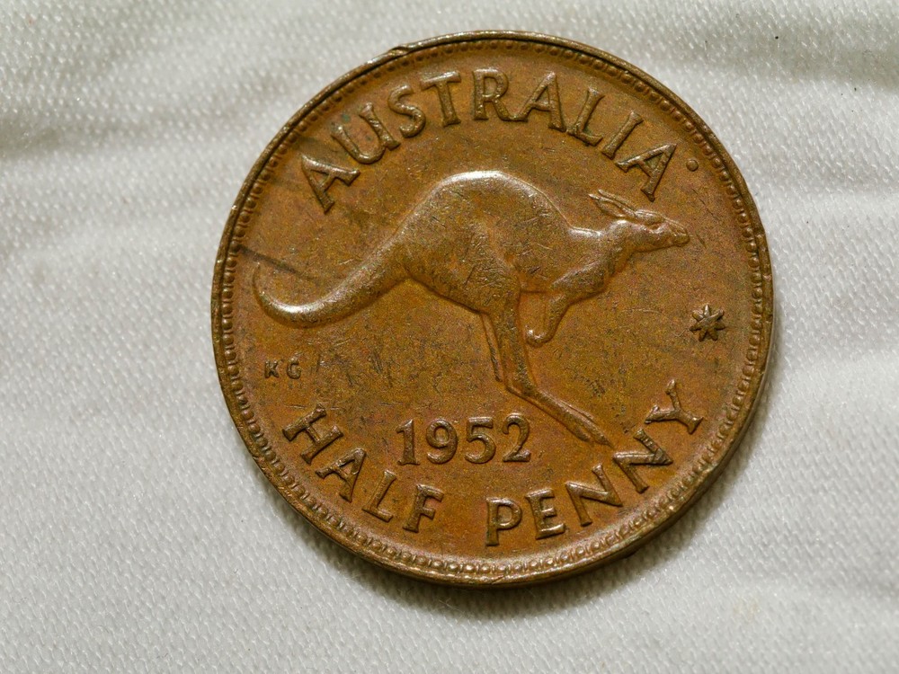 Australia  Half Penny 1952
