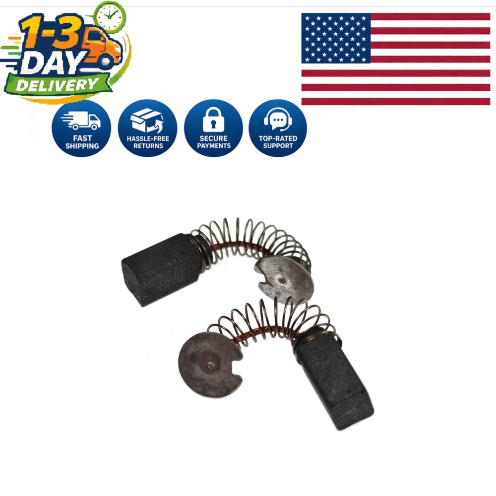 Replacement N10 Carbon Brush Set - Essential 2-Pack for Power Tool Maintenance