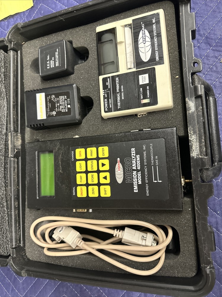 👀 ENERAC MODEL 400 MICRO EMISSIONS ANALYZER. Not Tested