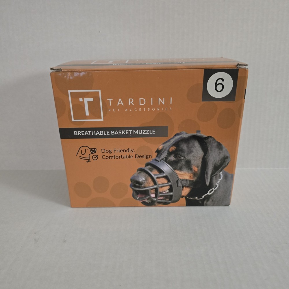 TARDINI PET ACCESSORIESBREATHABLE BASKET MUZZLE Adjustable Straps