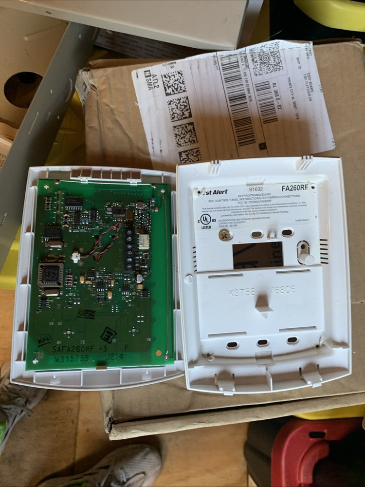 First Alert FA260RF Large LCD RF Keypad Fully Tested Works