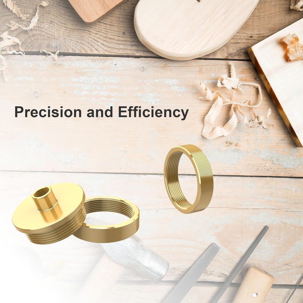 13 Pcs Precision Brass Router Template Bushing Guides Sets, Router Guide Bushing