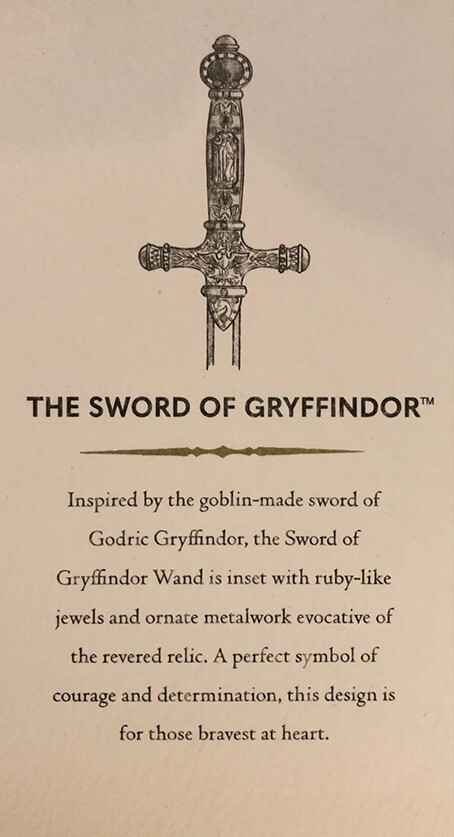 Gryffindor Sword Wand 15", Harry Potter, Design Collection, Wizarding, Hogwarts