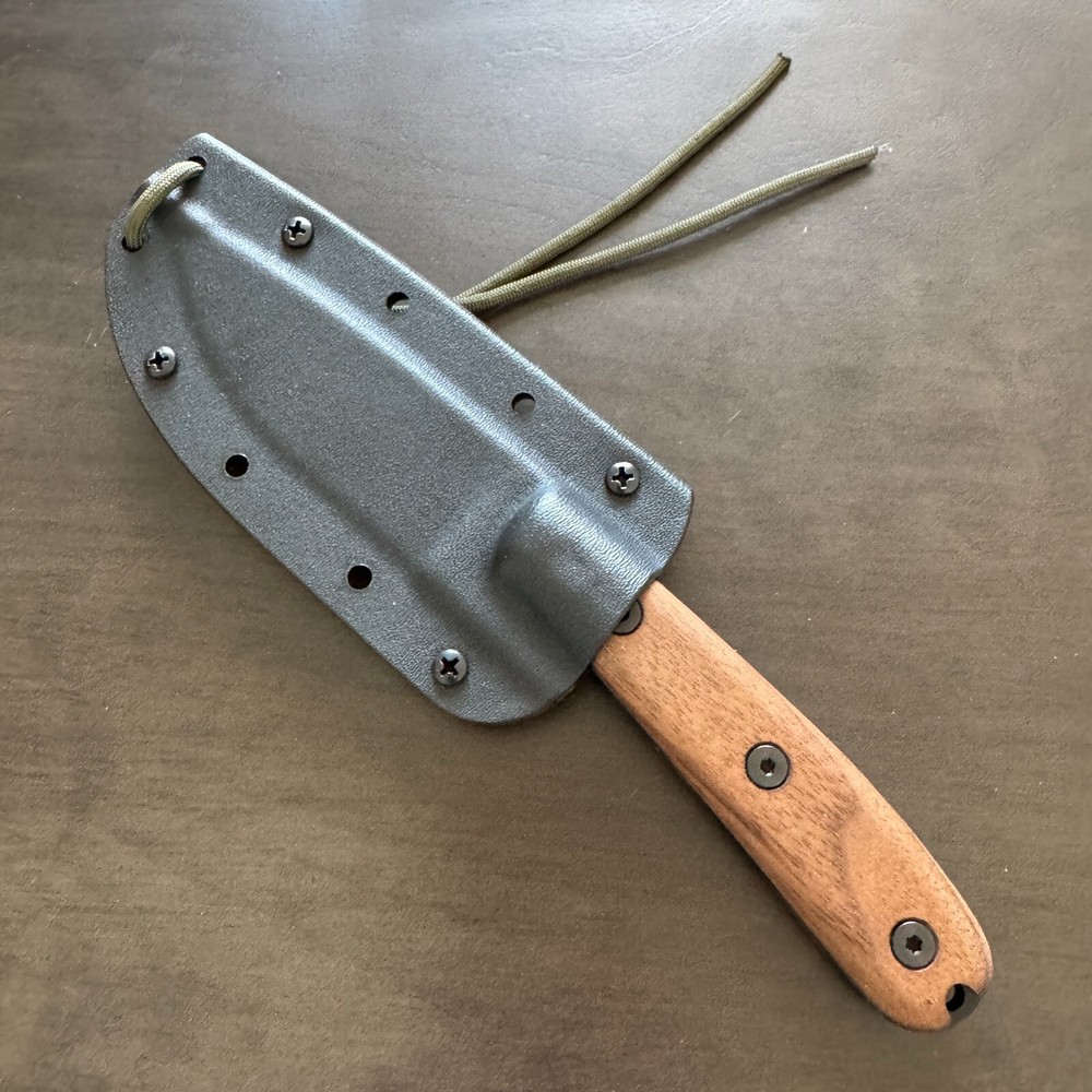 Walnut scales compatible with ESEE-3/4HM knife