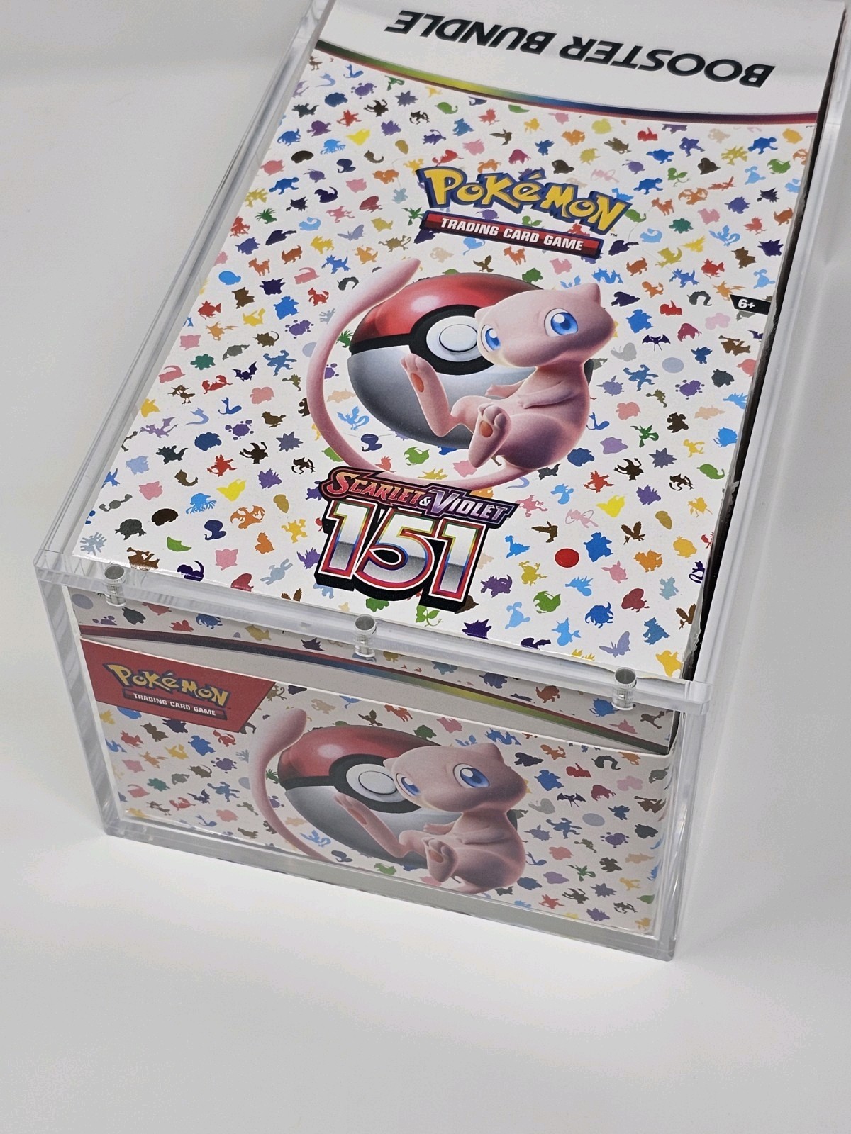 Strong Magnetic Acrylic Display Case for Pokemon Booster Bundle (Retail Case)