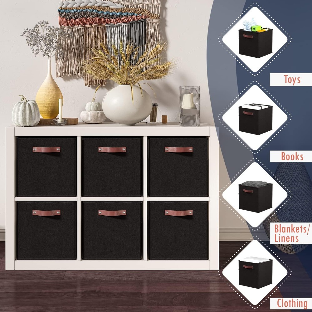 13 x 15 x 13 Karaks Storage Cube Storage Box, Foldable Storage Box