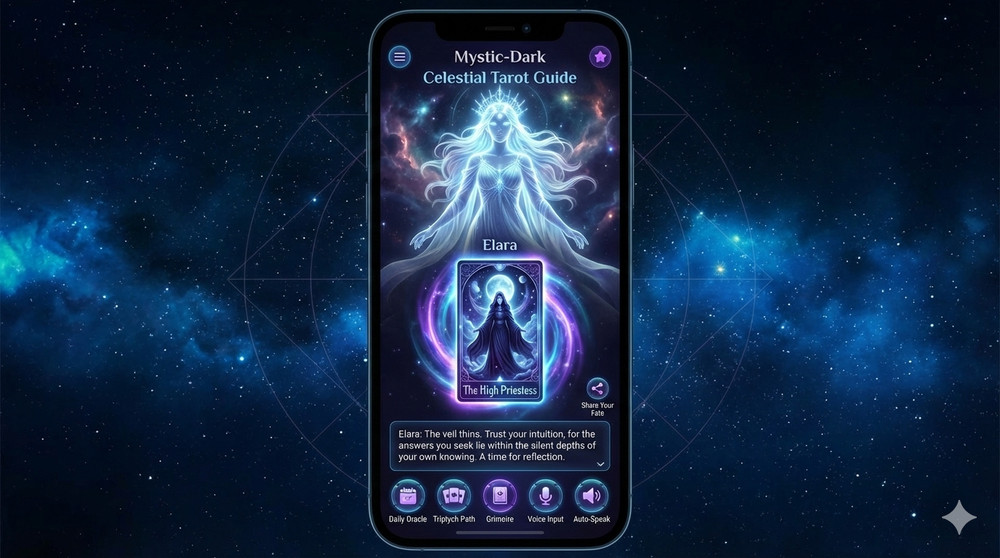 AI Tarot Oracle Psychic Reader Software Fortune Telling App Micro SD Card