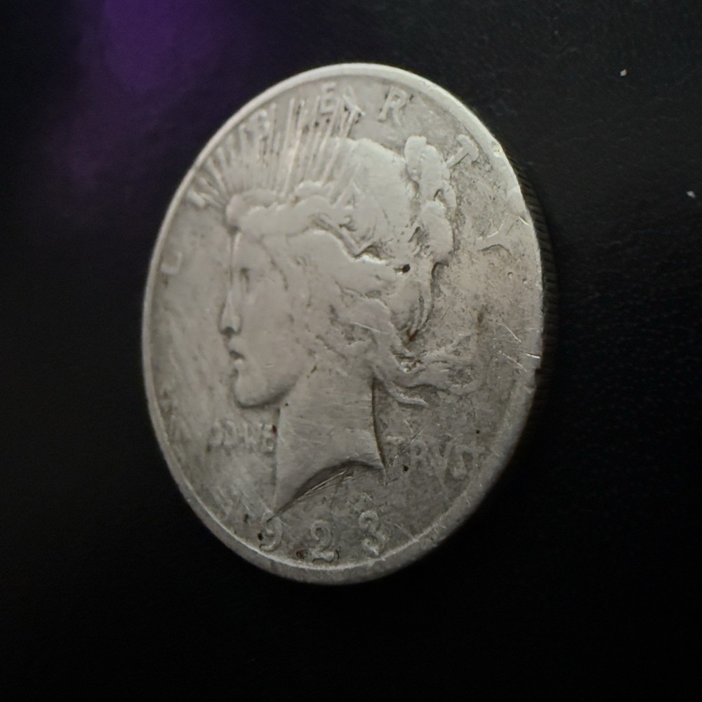 1923-S Peace Silver Dollar $1 Low Grade Nice Stacker