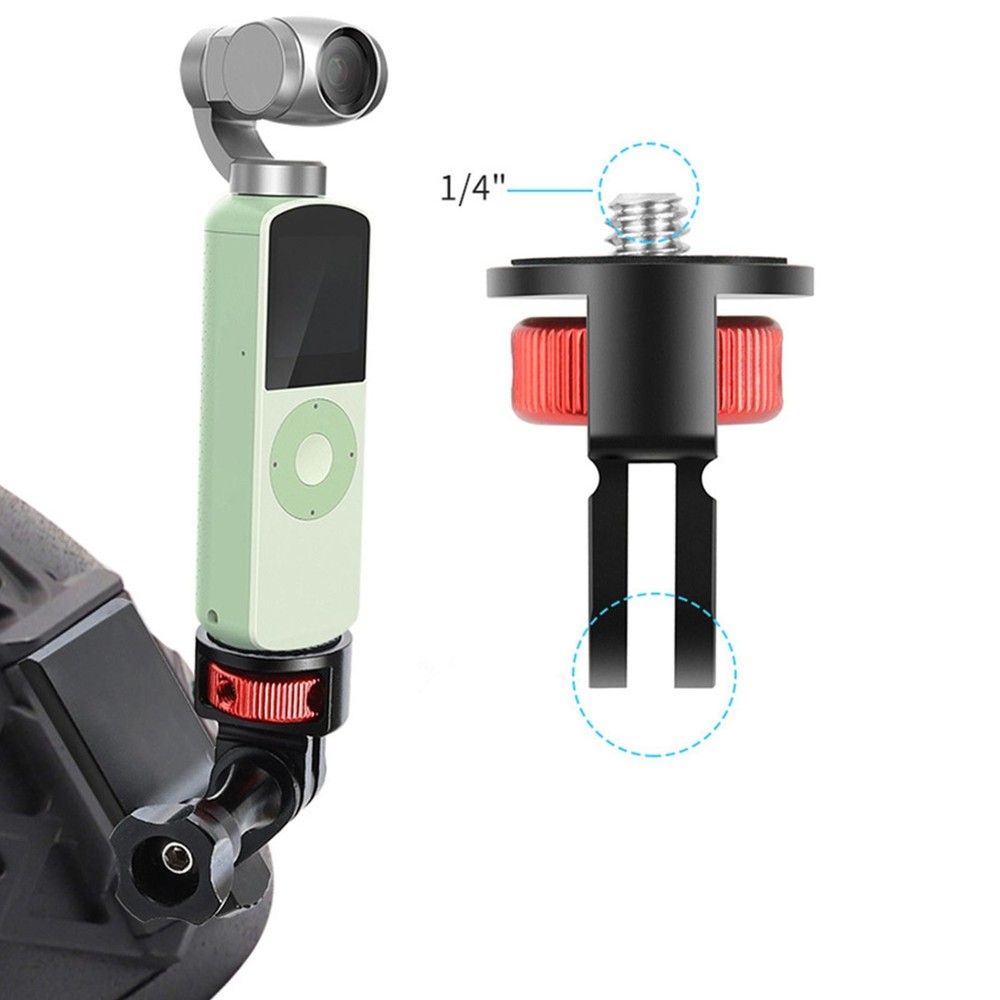 Universal Conversion Adapter 1/4" Inch Mini Tripod Screw Mount For Action Camera