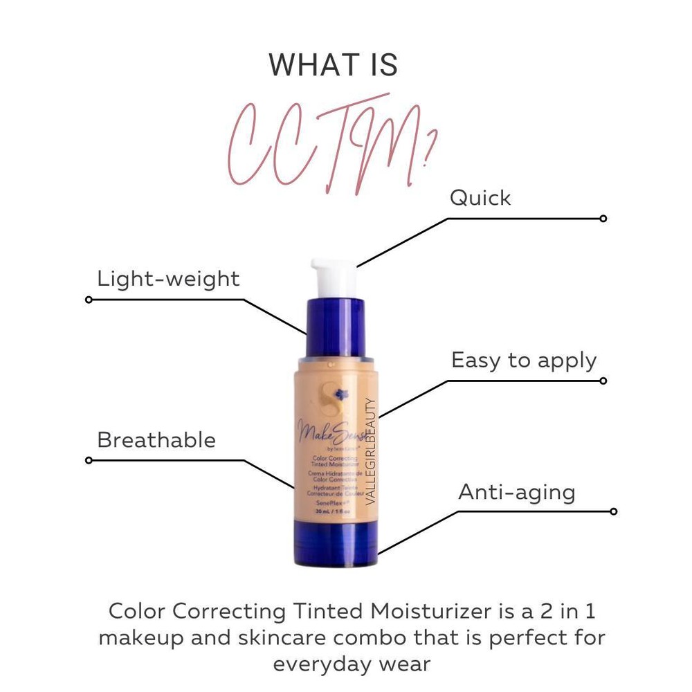 💥CCTM 100%AUTHENTIC MakeSense Color Correcting Tinted Moisturizer $2 SHIP!!